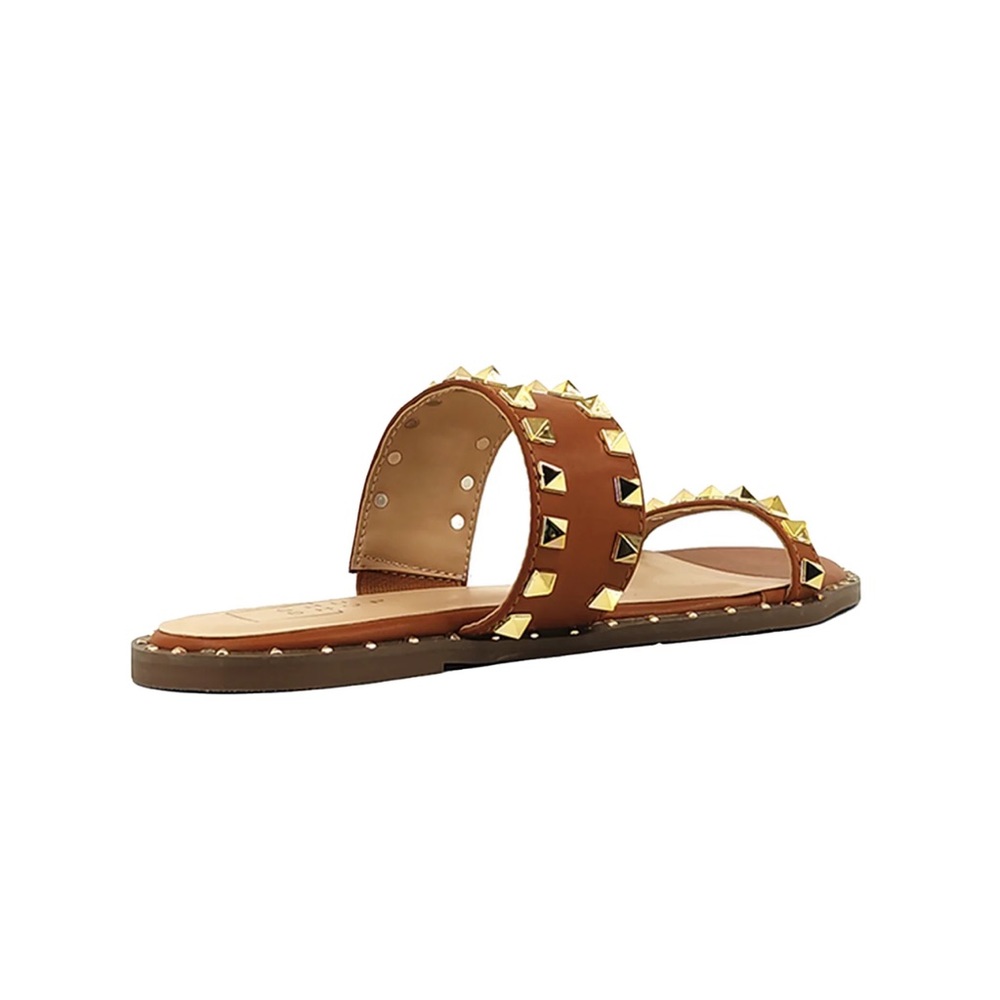 NWT brown leather flat - Picture 2 of 3